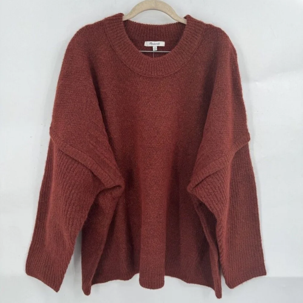 NWT Madewell Plus Cable Havener Pullover Sweater Size 3X